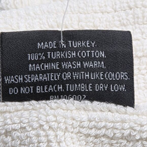 Hotel Balfour 4pc Cream And Taupe Turkish Cotton Towel Set 2‎ Bath 2 Hand - Picture 5 of 15